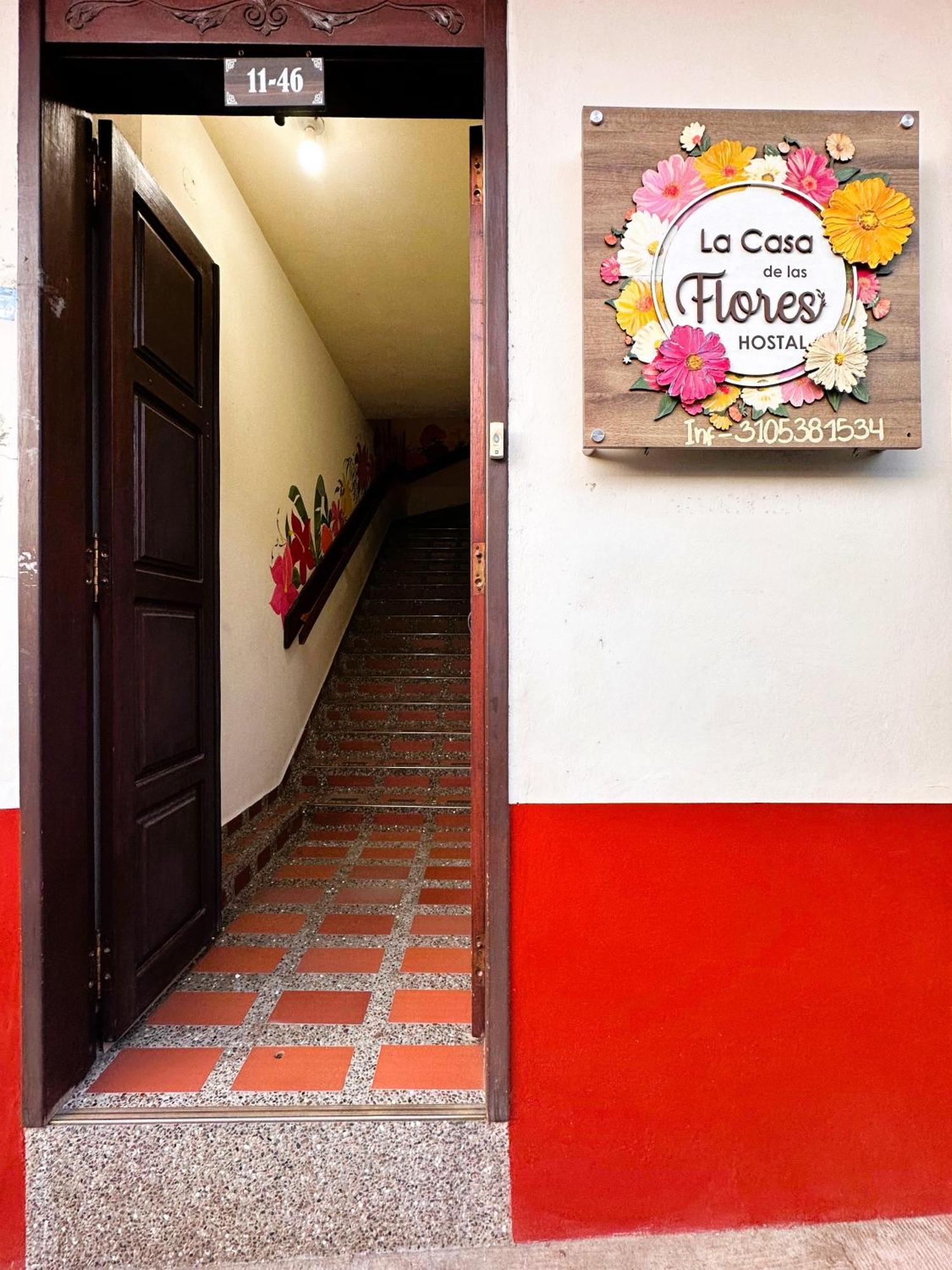 La Casa De Las Flores Hostal Jardín Exterior foto